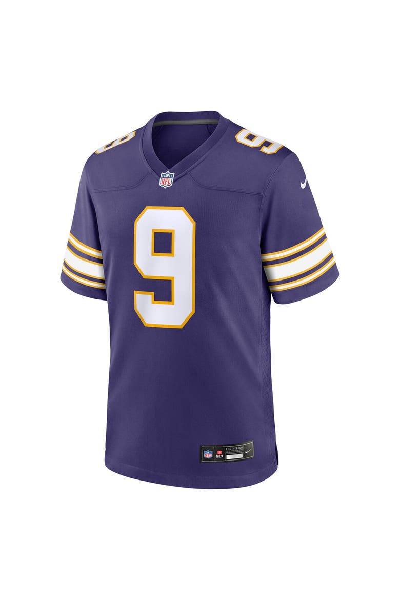 Men's Nike J.J. McCarthy Purple Minnesota Vikings 2nd Alternate  Player Game Jersey, Alternate, color, Purple