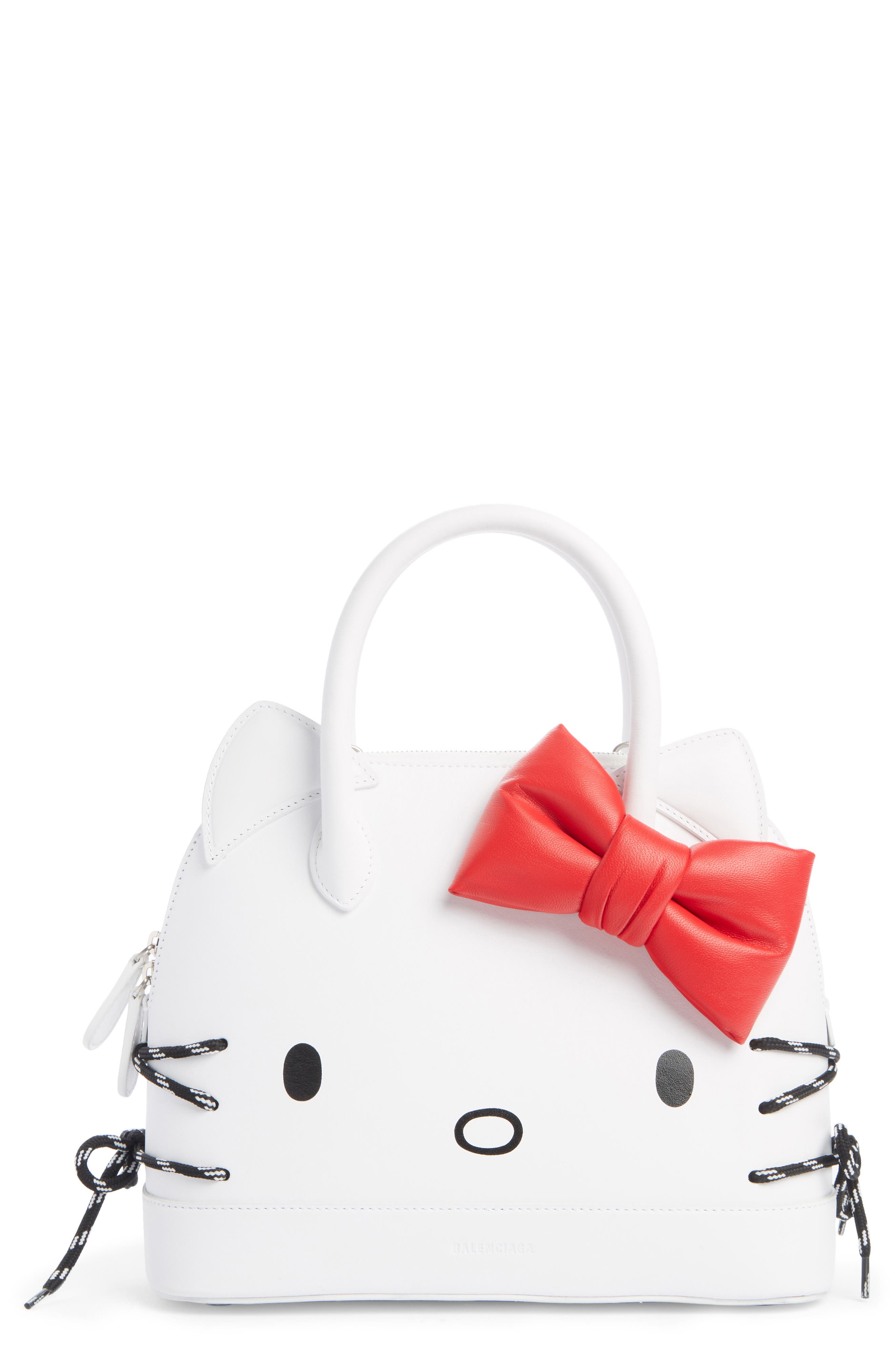 Balenciaga x Hello Kitty<sup>®</sup> Small Top Handle Bag, Main, color, 