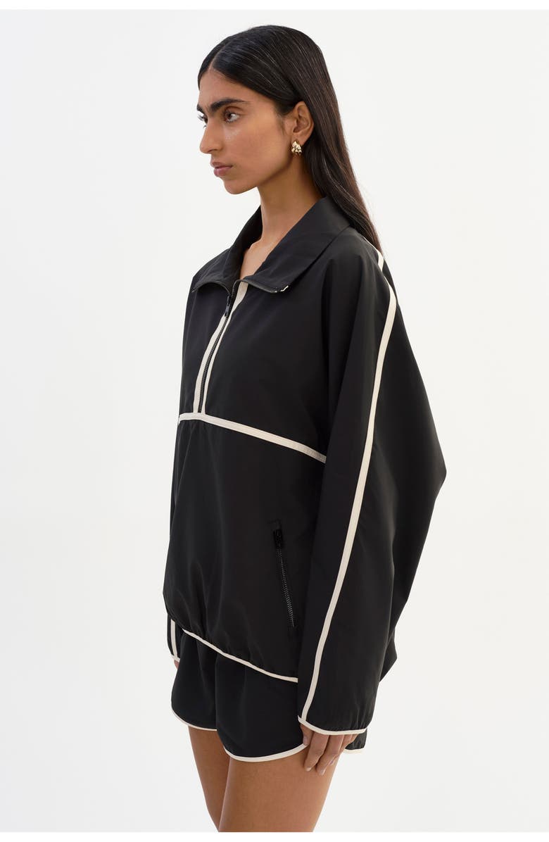 LAMARQUE Weslee | Half-Zip Pullover Jacket, Alternate, color, Black