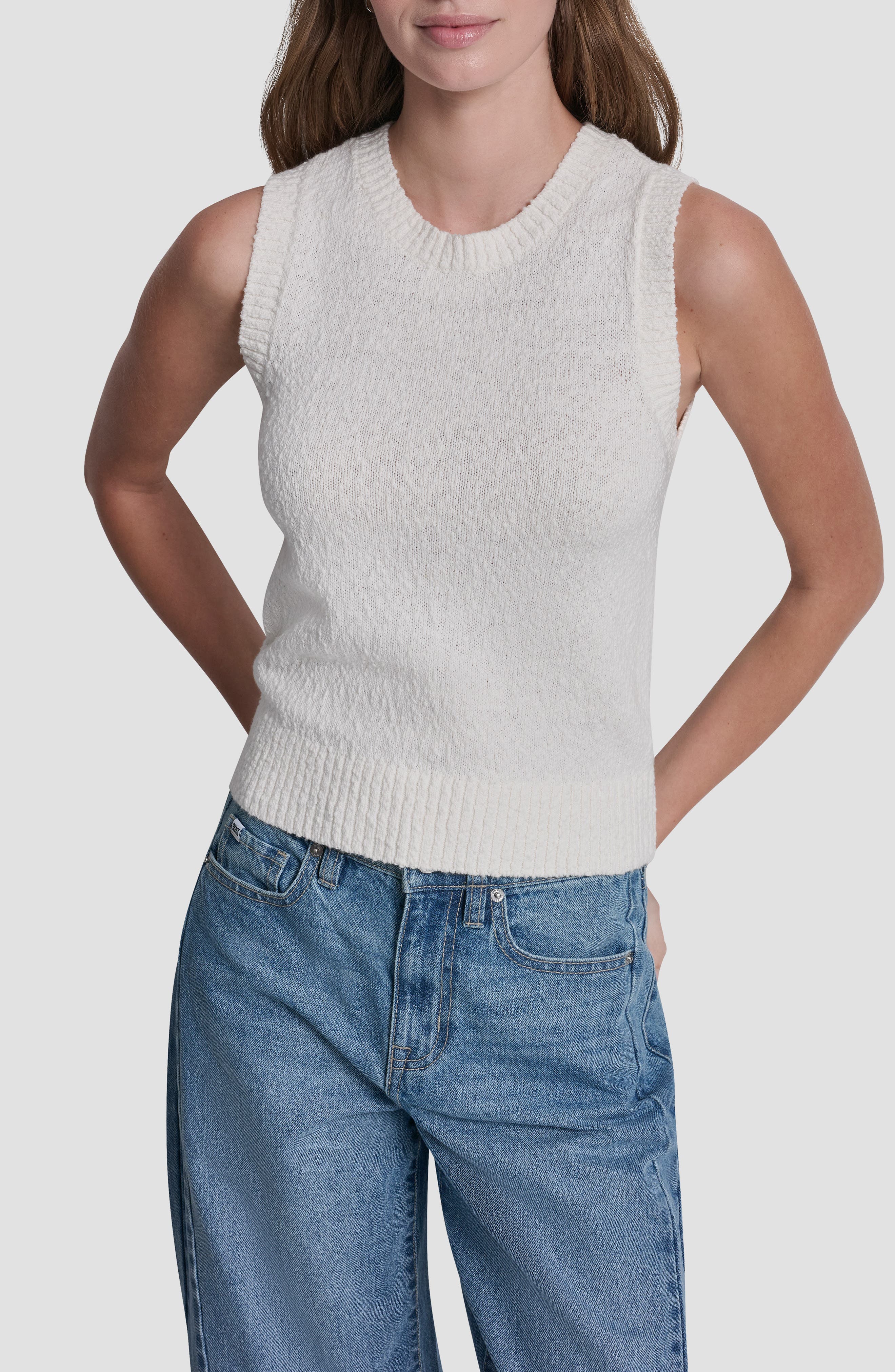Sleeveless Sweater Tank