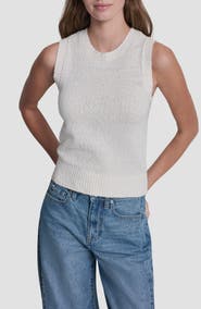 DKNY Jeans Sleeveless Sweater Tank