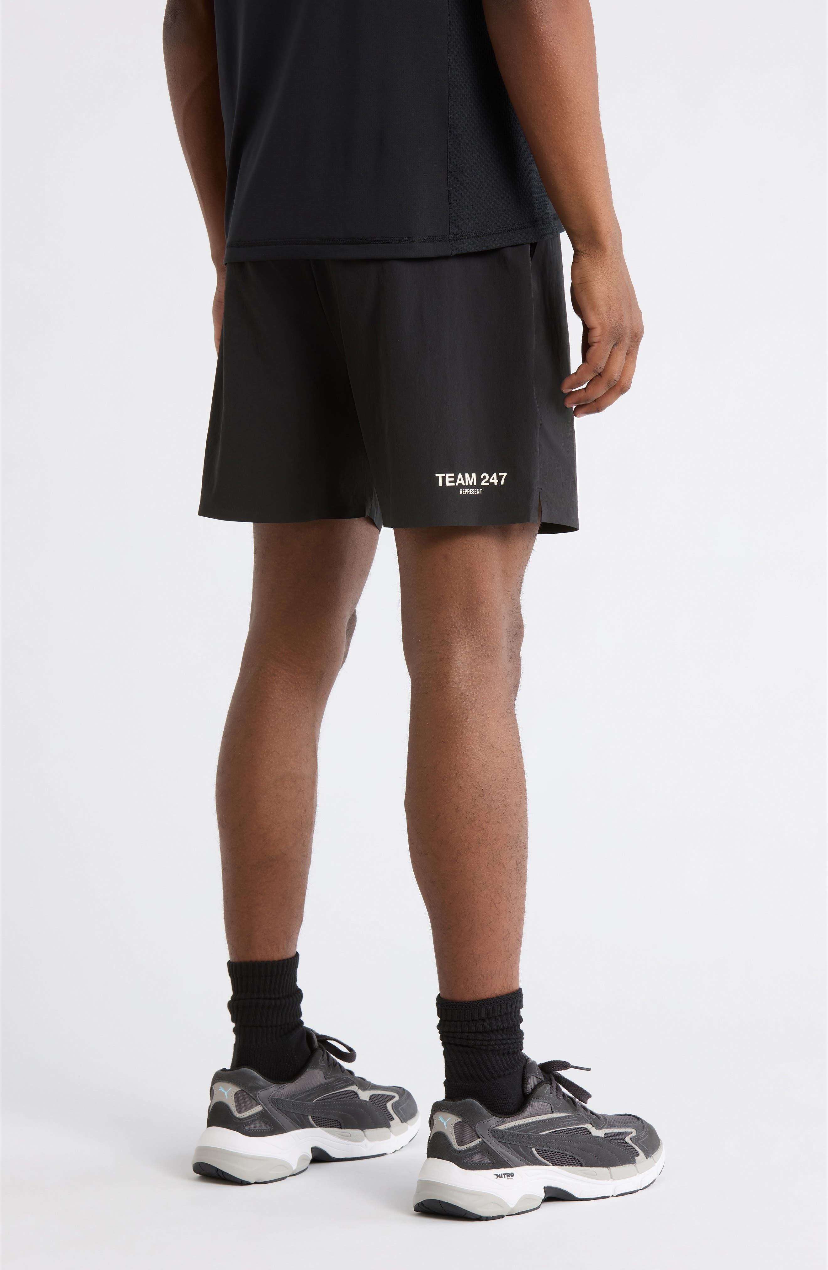 Fused Stretch Shorts - image 2