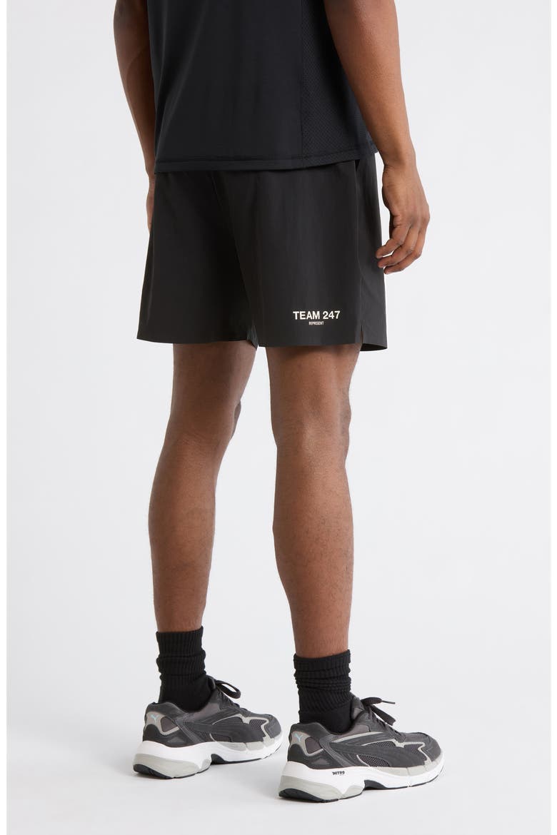 Fused Stretch Shorts, Alternate, color, BLACK