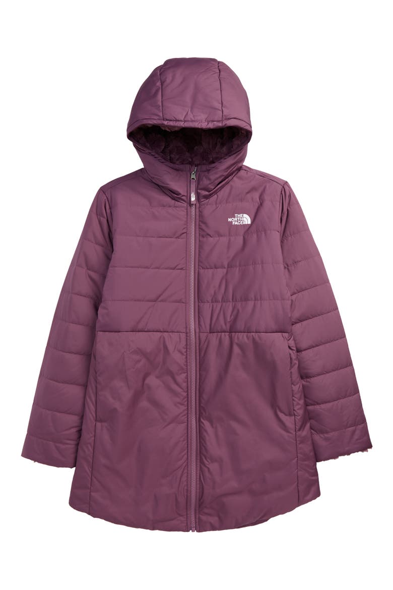 Mossbud Swirl Reversible Hooded Jacket, Main, color, PIKES PURPLE