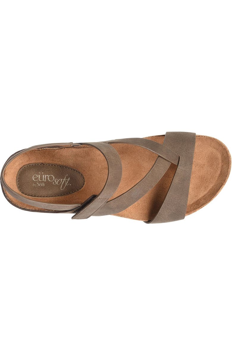 EUROSOFT Gianetta Ankle Strap Sandal, Alternate, color, Mocha