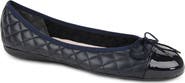 PAUL MAYER Best Cap Toe Quilted Ballet Flat