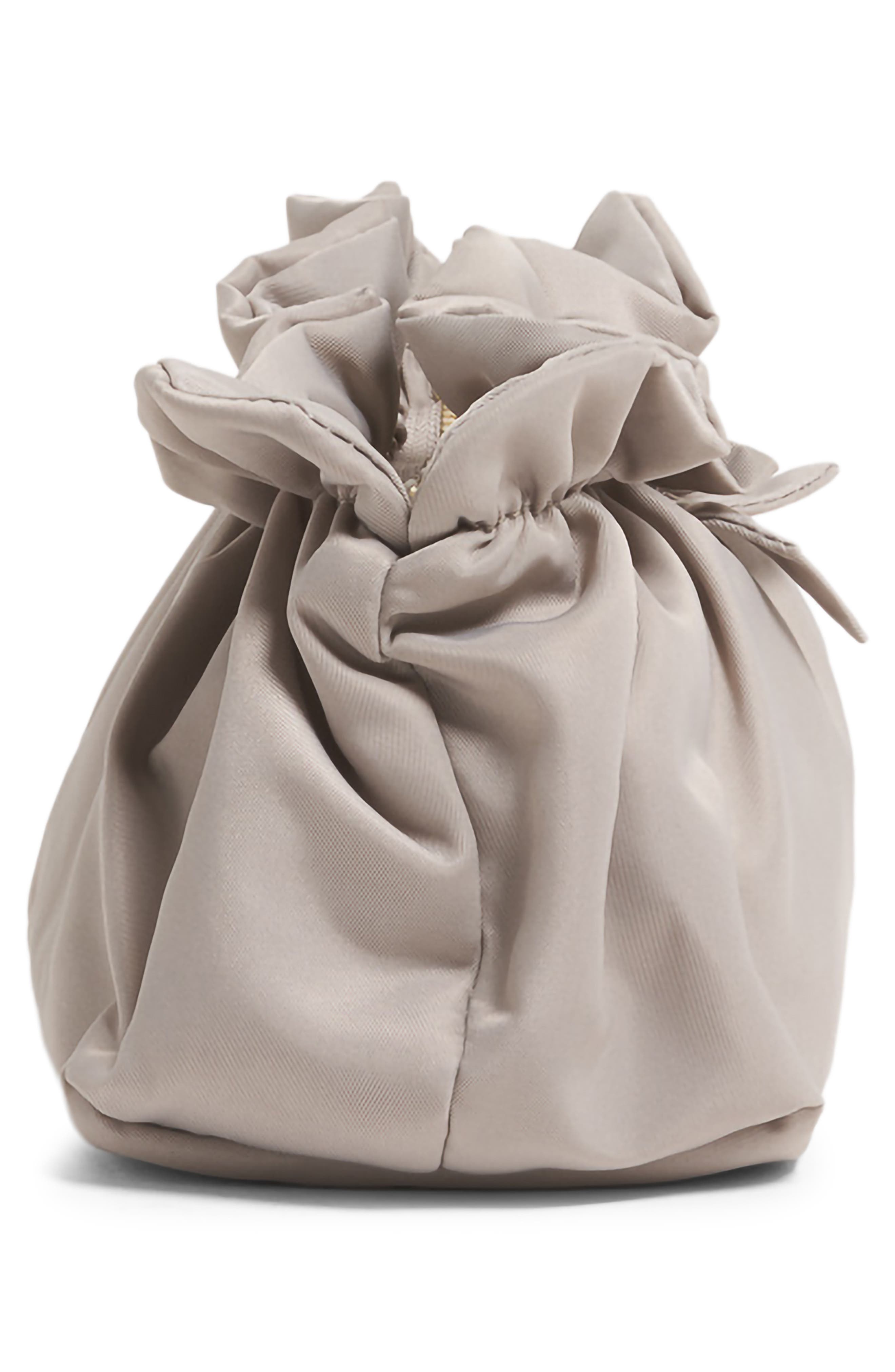 Stoney Clover Lane Bow Nylon Pouch, Alternate, color, Mist