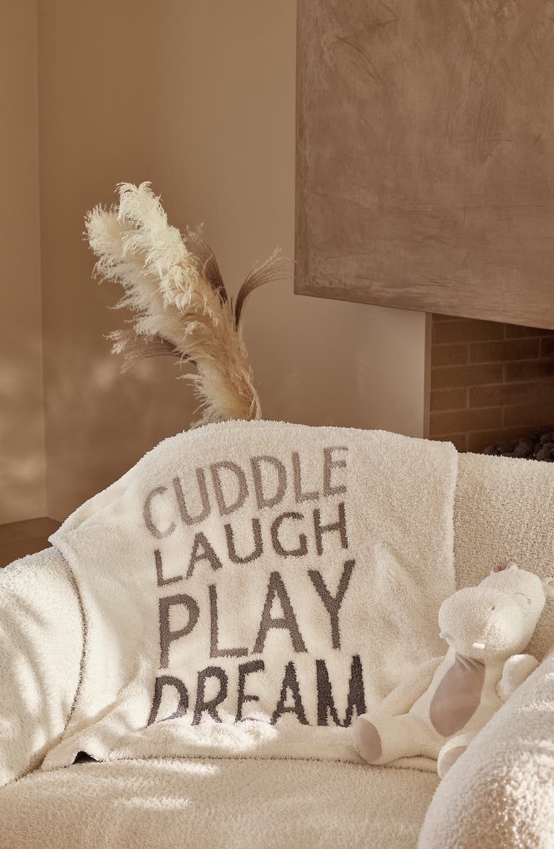 Barefoot Dreams<sup>®</sup> CozyChic<sup>™</sup> Cuddle Laugh Play Dream Stroller Blanket, Alternate, color, 