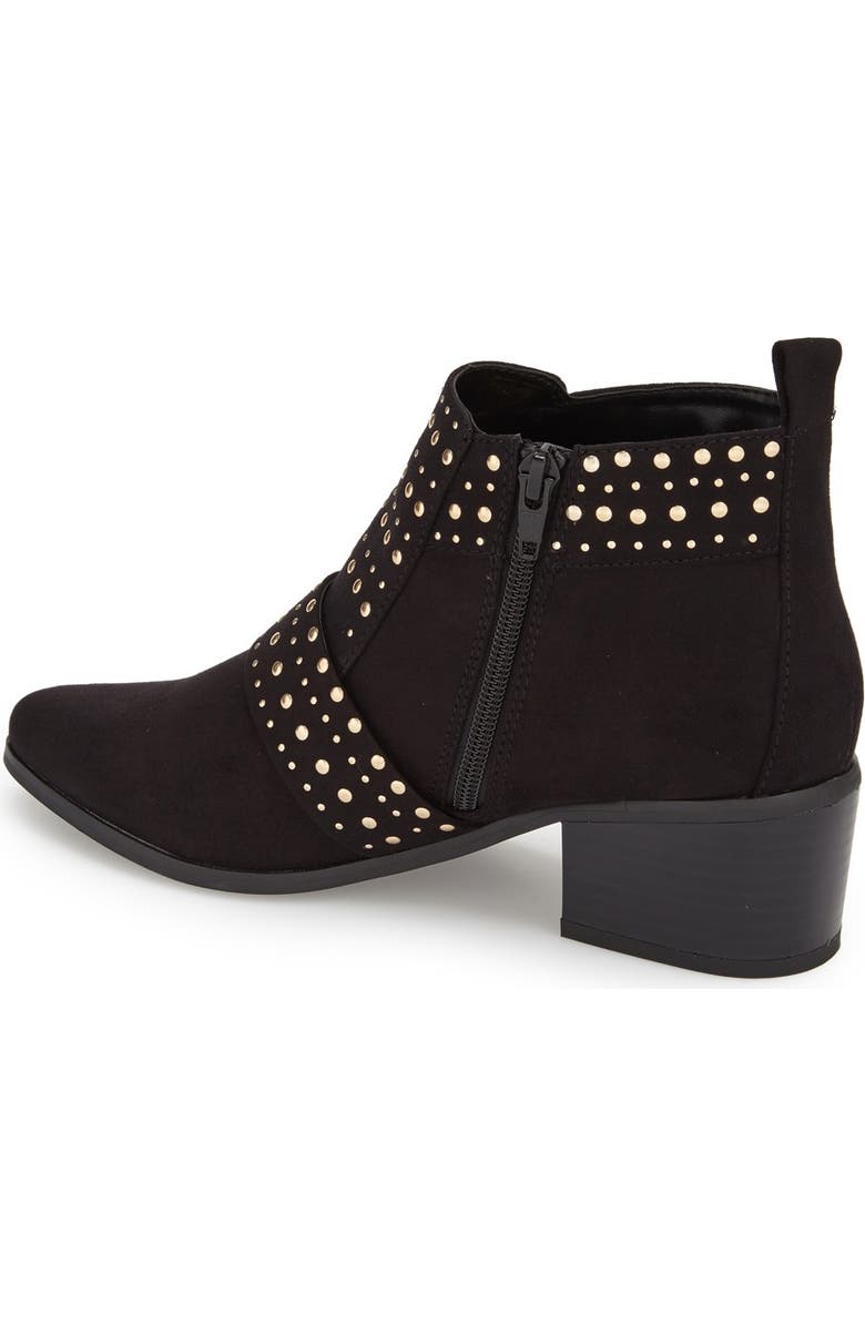 Topshop 'Buddy' Studded Bootie, Alternate, color,
