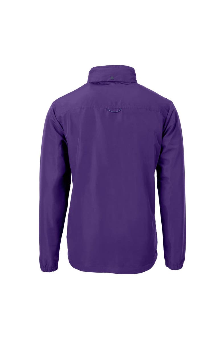 Cutter & Buck Men's Cutter & Buck  Purple Kansas State Wildcats Vault Charter Eco Recycled Full-Zip Jacket, Alternate, color, 