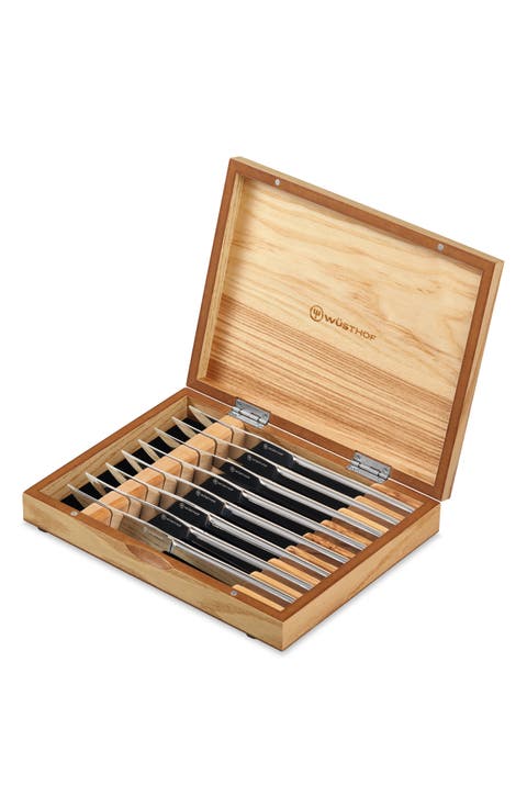 8-Piece Stainless Mignon Steak Knife Set