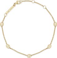 Zoë Chicco 14K Gold 5-Station Puffed Mariner Link Bracelet