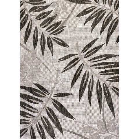 Havana Tropical Palm Leaf Indoor/Outdoor Area Rug
