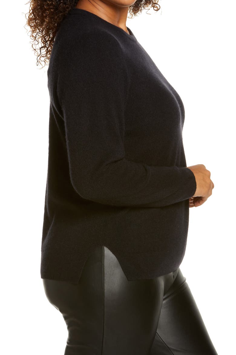 Cashmere Sweater, Alternate, color, BLACK