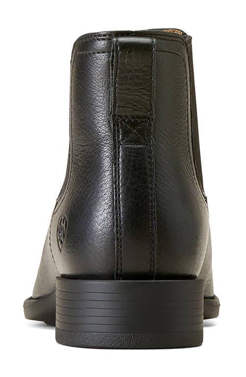 Ariat Booker Ultra Square Toe Western Chelsea Boot In Black