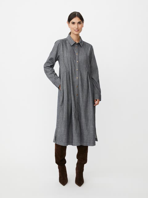 Noveline Long Sleeve Shirt Dress