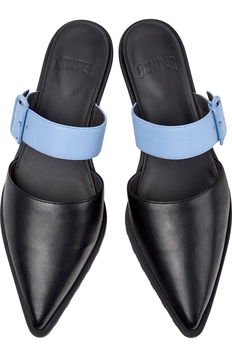 Camper Anita Pointed Toe Mule, Alternate, color, Black