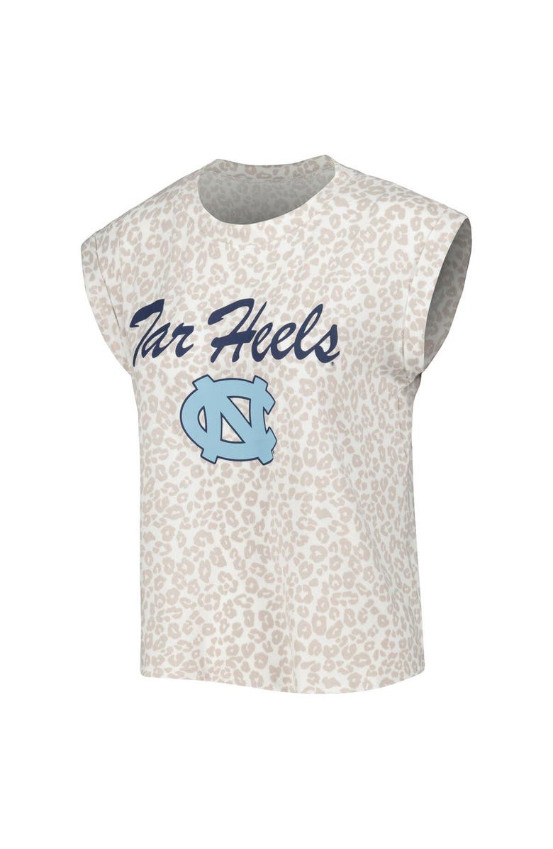 CONCEPTS SPORT Women's Concepts Sport Cream North Carolina Tar Heels Montana T-Shirt & Shorts Sleep Set, Alternate, color, Cream