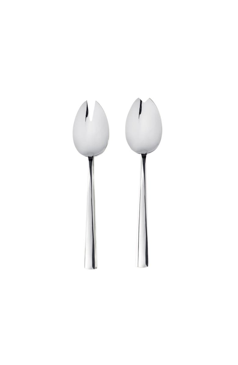 Mepra Levantina Salad Serving Set - 2 Pieces, Main, color, Silver