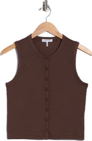 rag & bone Essie Rib Crop Tank