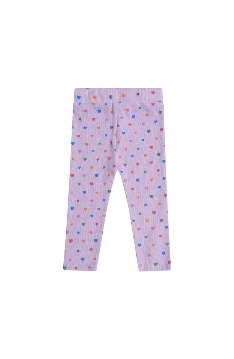 Huxbaby I Heart Cake Rib Leggings, Alternate, color, Purple Rose