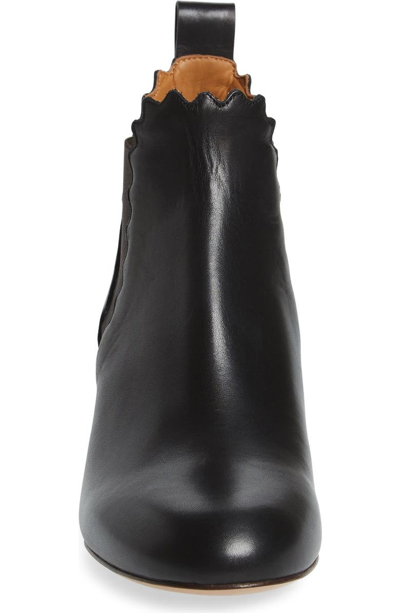 Chloé Scallop Chelsea Boot, Alternate, color,