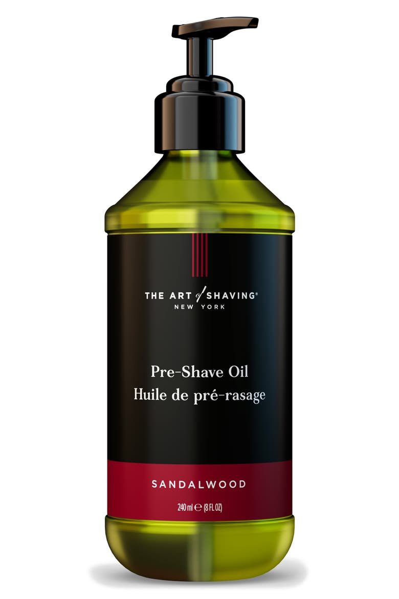 The Art of Shaving® Large Sandalwood Pre-Shave Oil with Pump, Main, color, NO COLOR