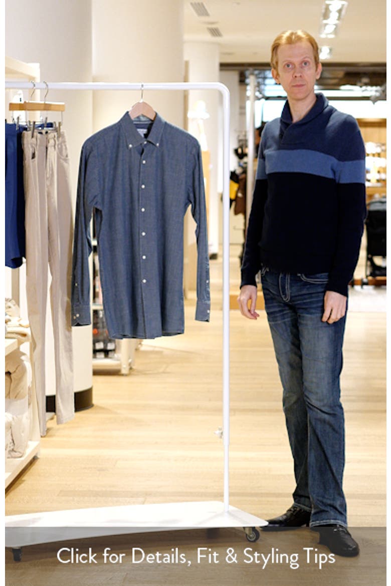 Davenport Stretch Chambray Button-Down Shirt video