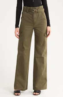 Damara Belted Wide Leg Cargo Pants