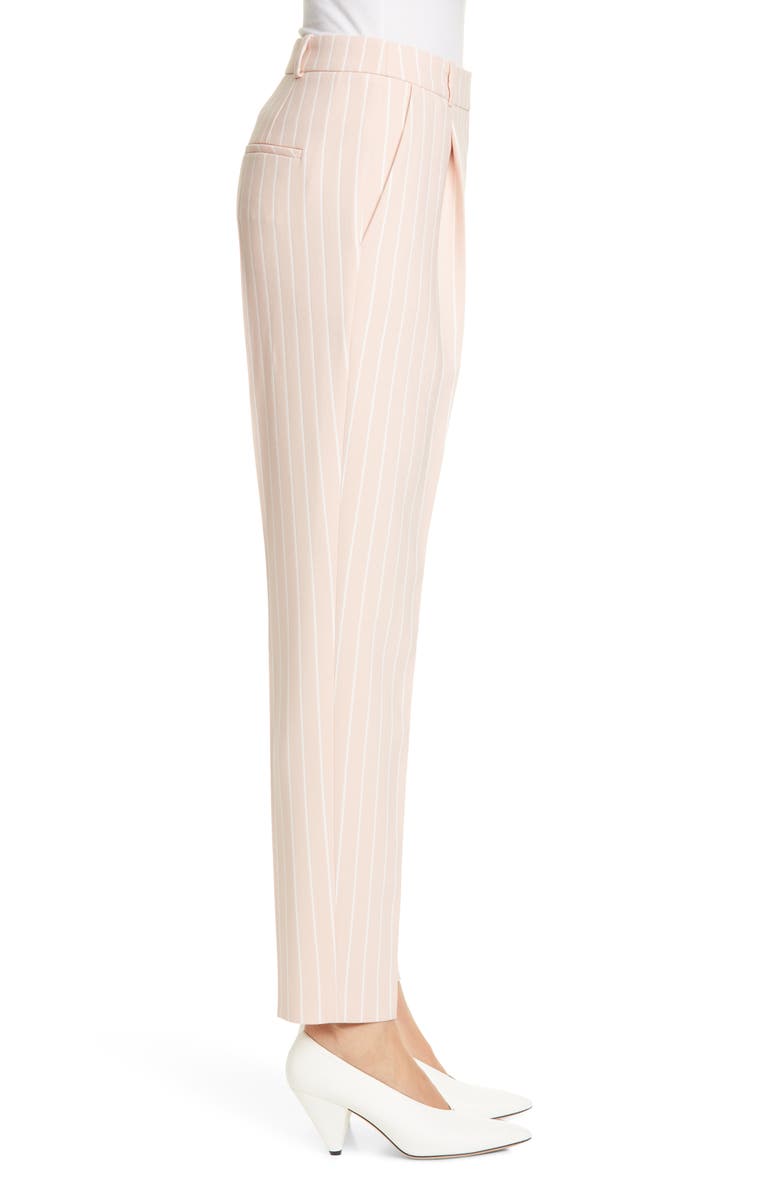 HUGO Harita Pinstripe Ankle Trousers, Alternate, color, 