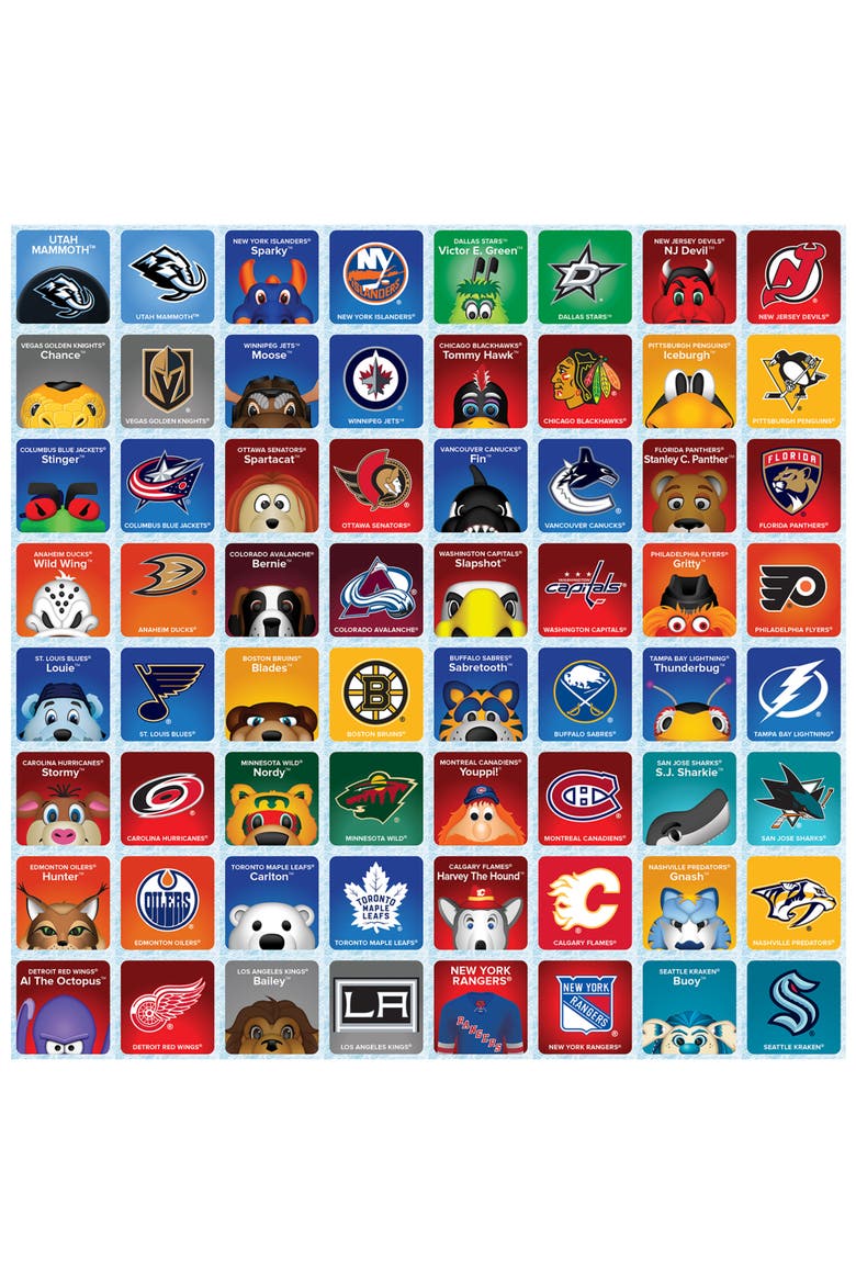NHL Mascots Matching Game, Alternate, color, Multicolor