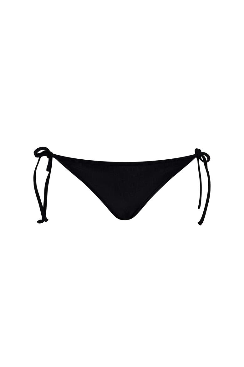 Cheeky String Bikini, Alternate, color, Black