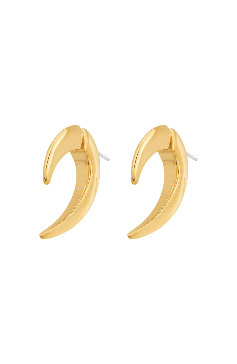 Bearfruit Jewelry 14k Gold Plated Johanna Open Hoop Earring Jacket Holiday Gift Idea, Main, color, Gold