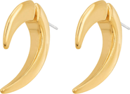 Bearfruit Jewelry 14k Gold Plated Johanna Open Hoop Earring Jacket Gift Idea