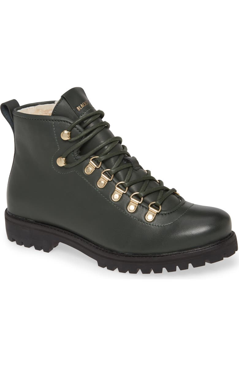 Blackstone SL81 Genuine Shearling Lined Hiking Boot, Main, color, Rosin Leather