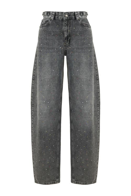 NOCTURNE NOCTURNE HIGH WAISTED BALLOON JEANS
