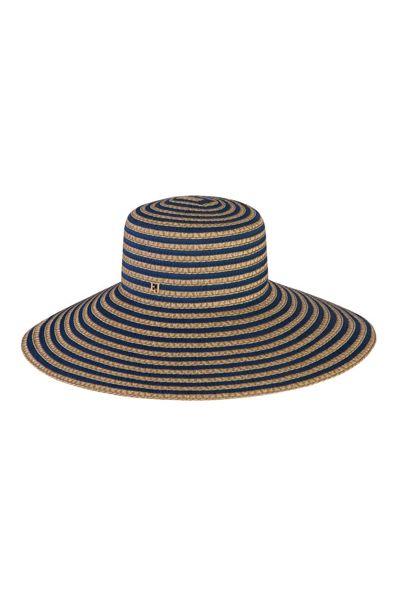 Margot Packable Sun Hat, Alternate, color, NAVY MIX