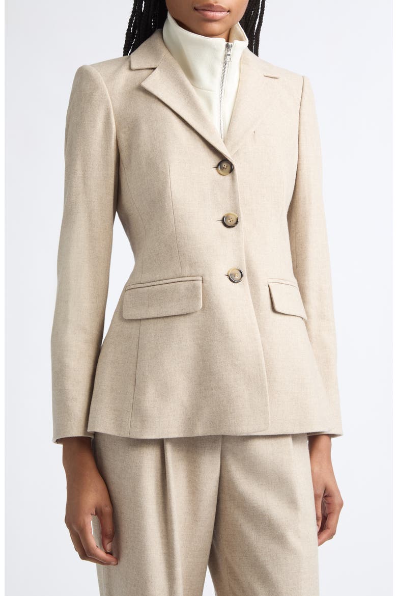 Raelynn Dickey Blazer, Alternate, color, OATMEAL MELANGE
