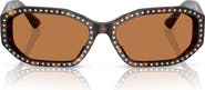 Jimmy Choo 56mm Oval Sunglasses