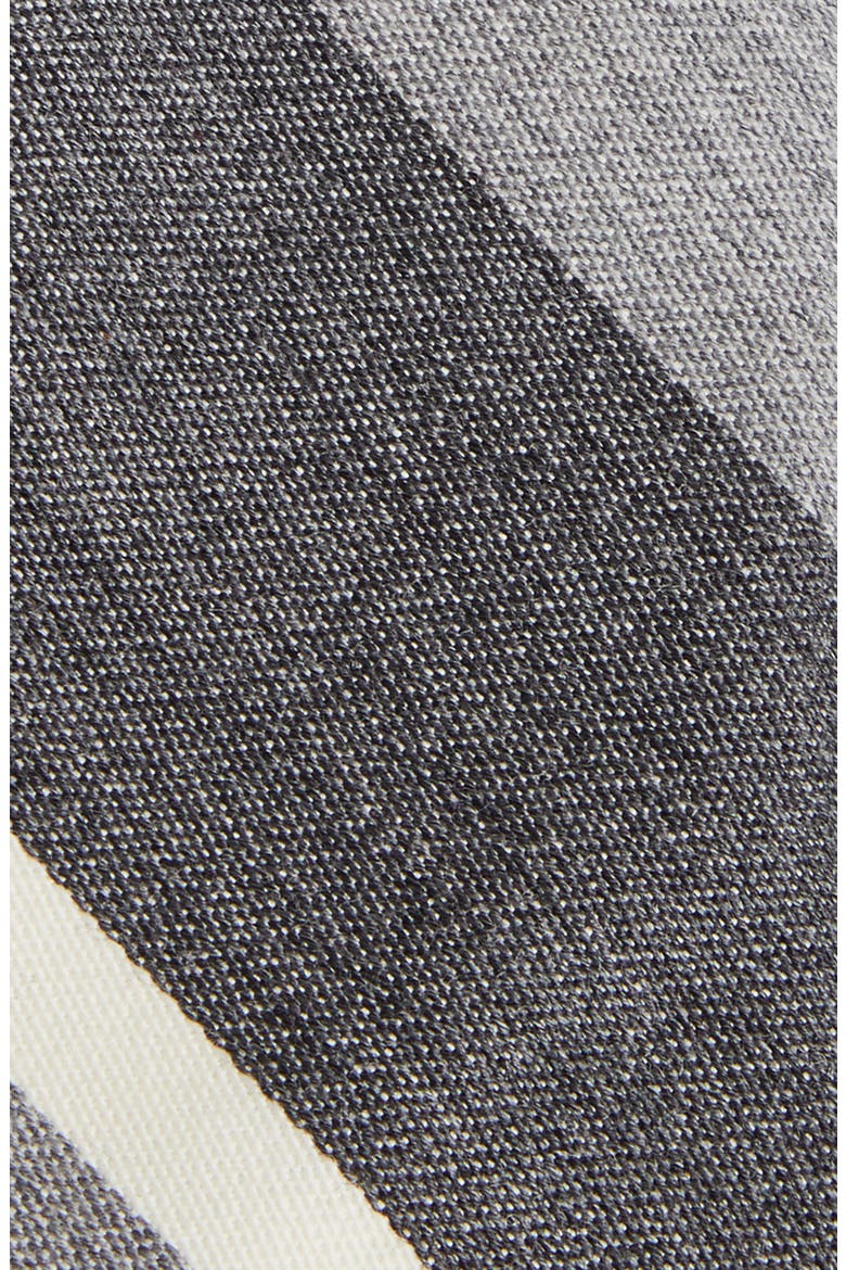 Stripe Wool & Cotton Tie (Nordstrom Exclusive), Alternate, color, MED GREY