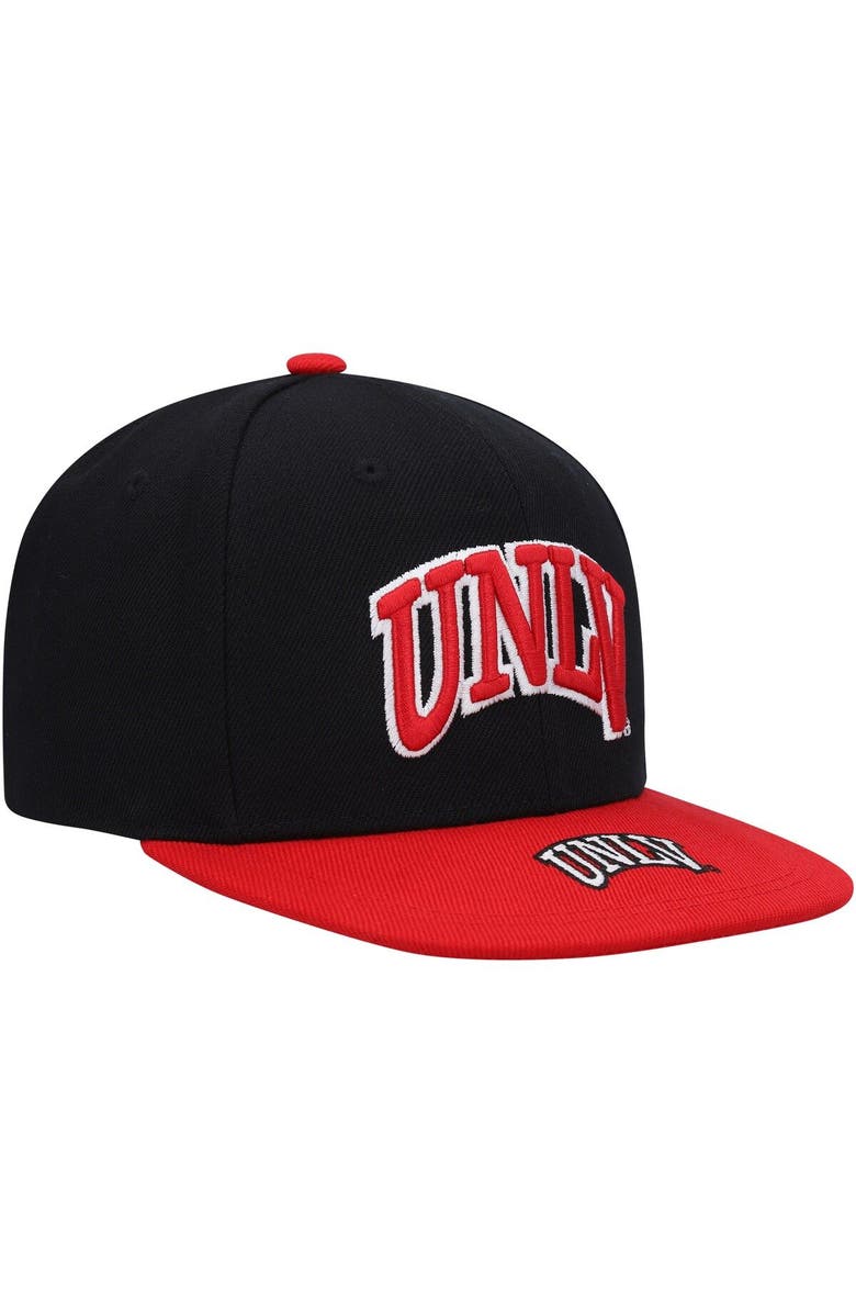 Mitchell & Ness Youth Mitchell & Ness Black/Red UNLV Rebels Logo Bill Snapback Hat, Alternate, color, 