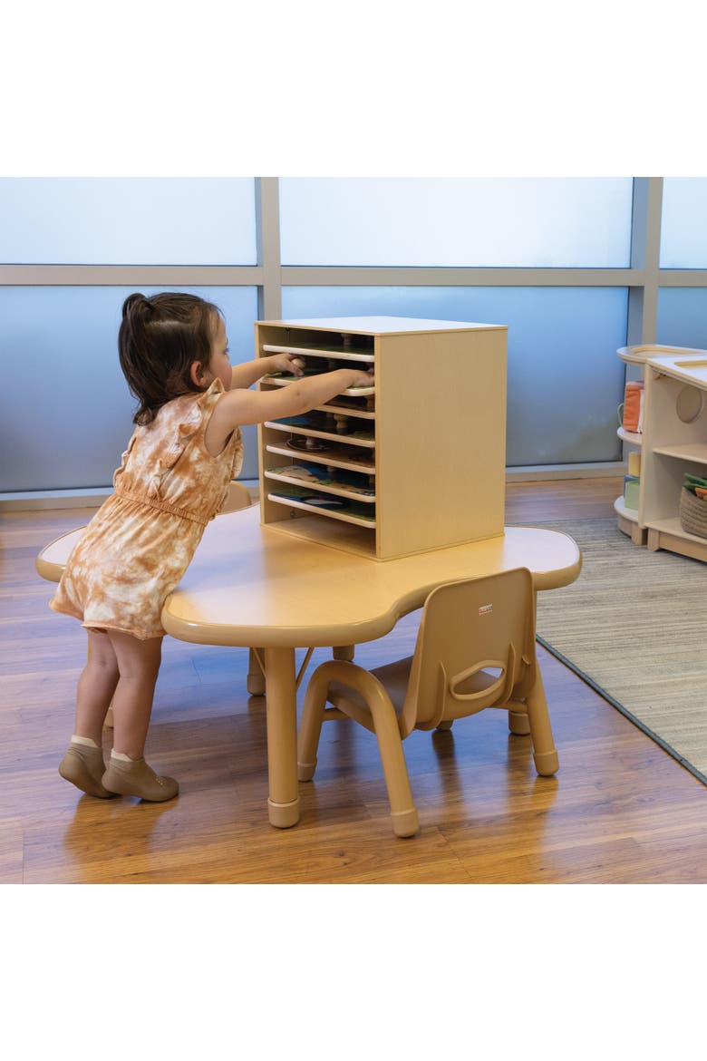 Wood Knob Puzzle Case, Alternate, color, Beige