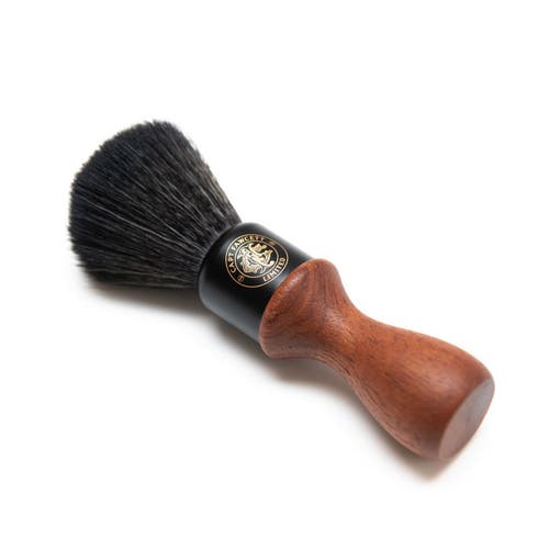 Captain Fawcett Wooden Handle Faux Fur Shaving Brush