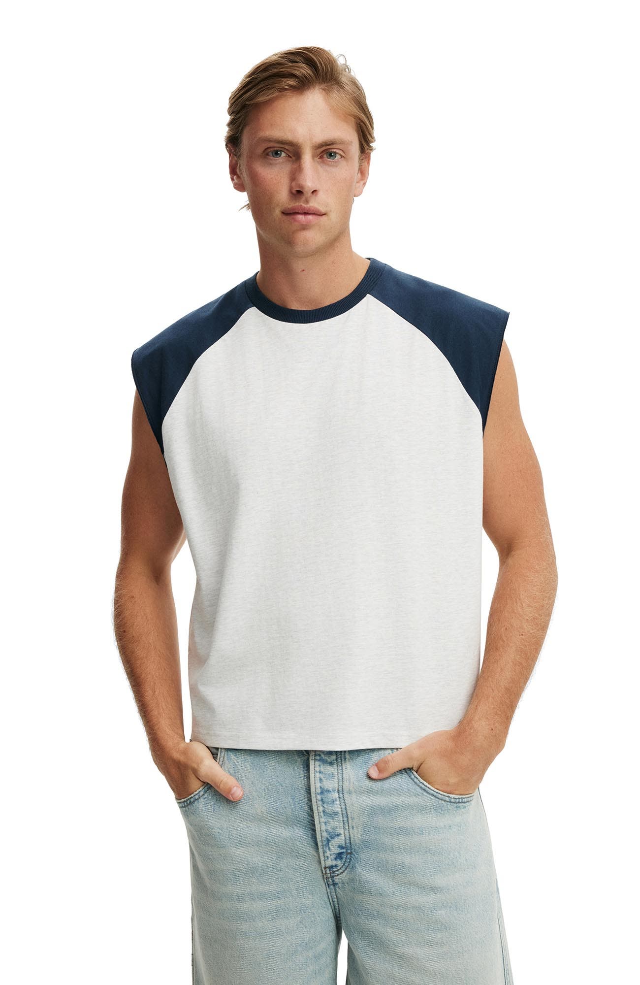 White Marle  Auto Navy