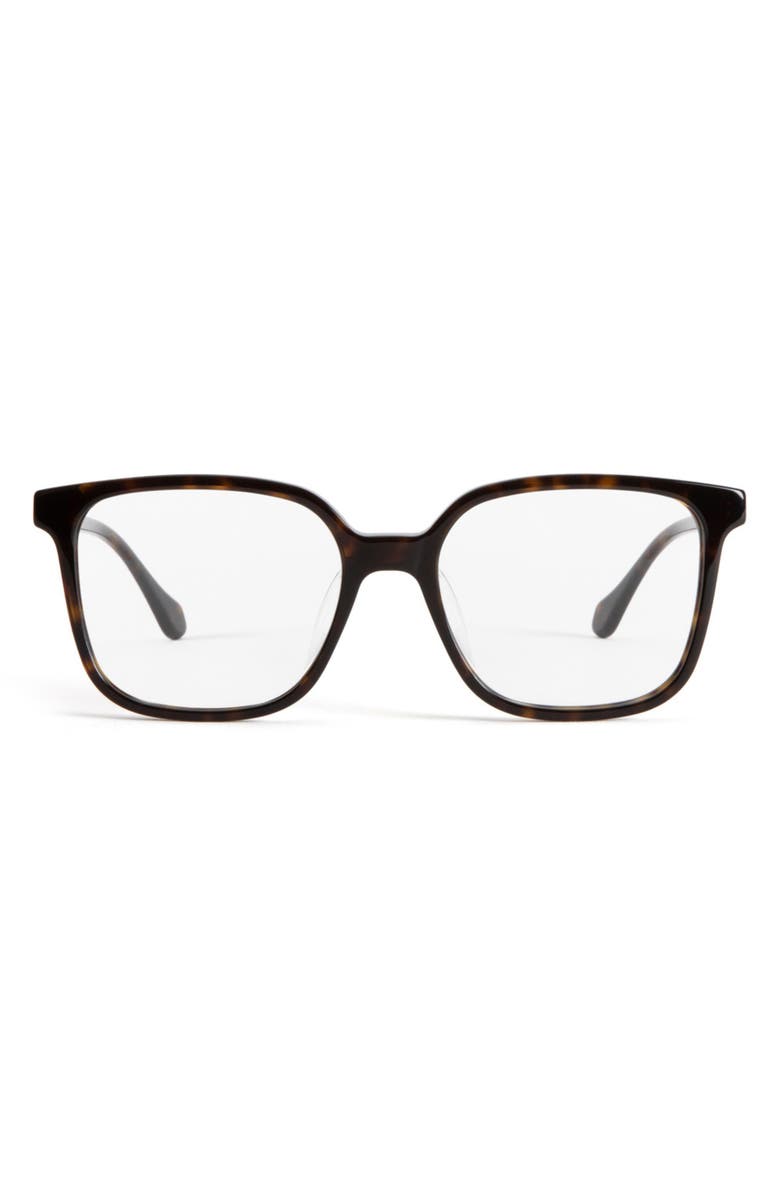 Mohala Eyewear Nani 50mm Low Nose Bridge Narrow Width Square Optical Glasses, Main, color,