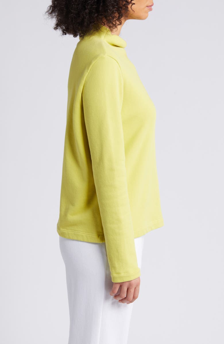 Eileen Fisher Funnel Neck Organic Cotton Top, Alternate, color, 