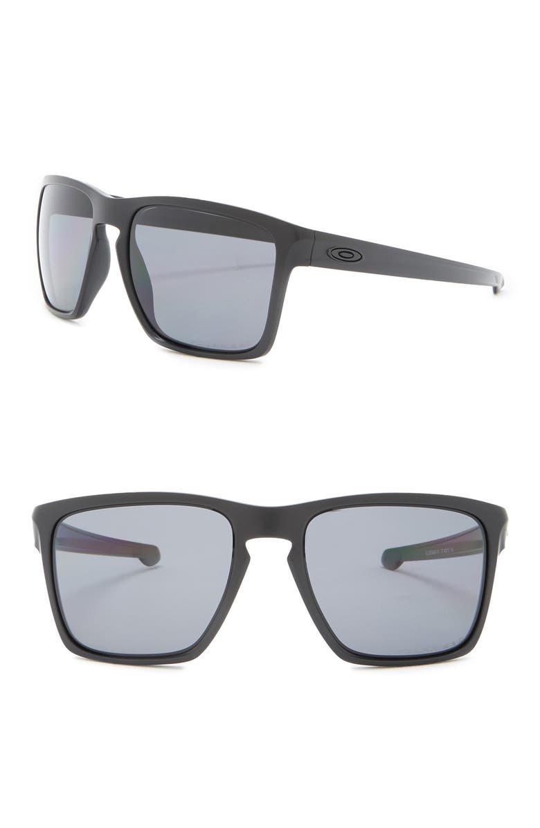 Oakley 57mm Silver XL Square Sunglasses, Alternate, color,