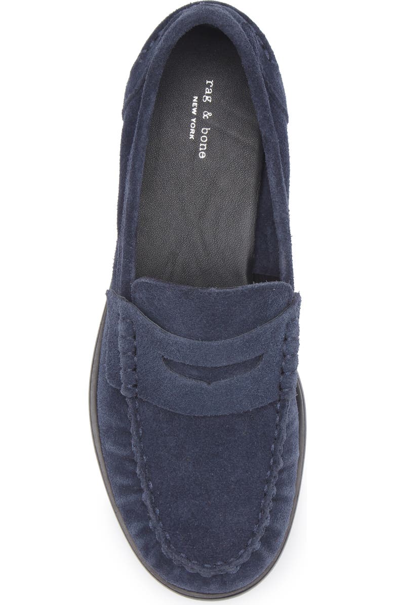 rag & bone Carter Penny Loafer, Alternate, color, Navy Sd