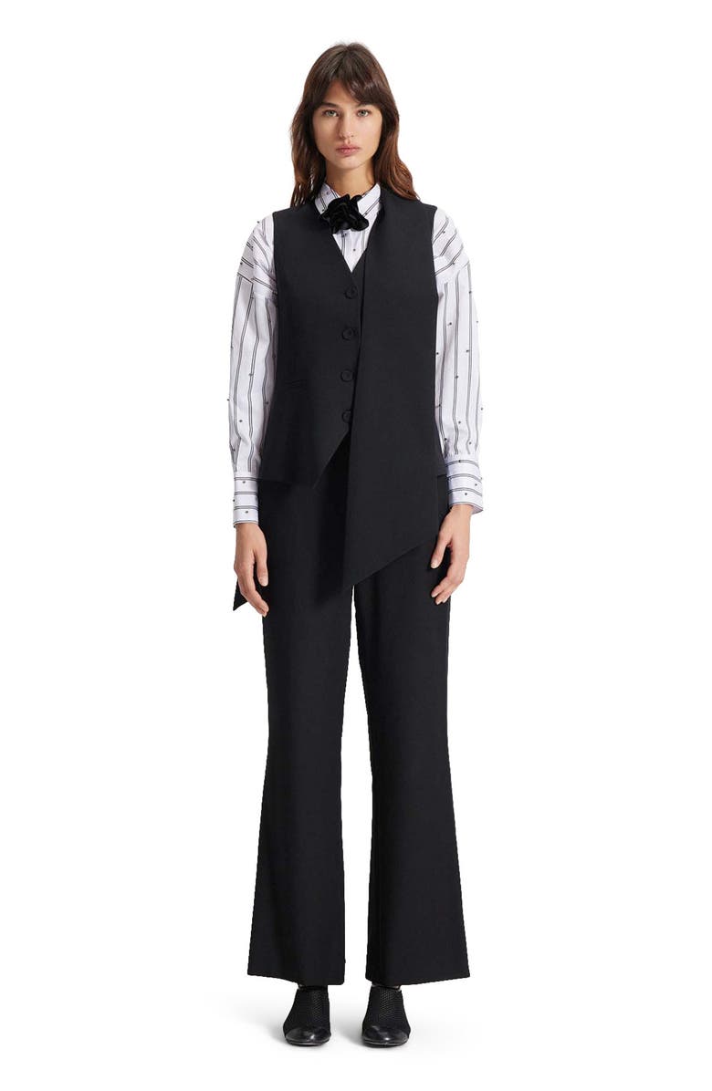 THEO The Label Daphne Tie Front Vest Jacket, Main, color, 