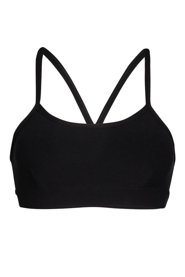 Gratitude Alosoft Sports Bra, Alternate, color, BLACK